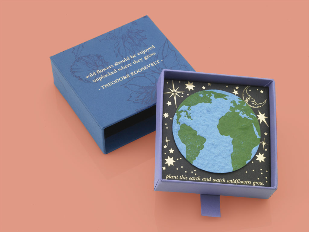 Sustainable recyclable gift packaging